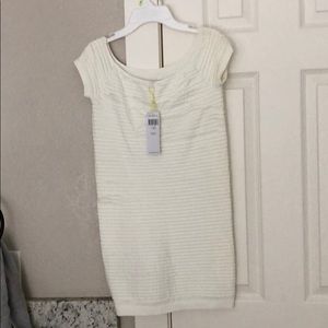 BCBG Generation off the shoulder dress